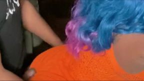 Big Ass in Orange Get Smashed