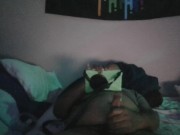 Jerking off while my friend watches anime.That first nut was like a firework🧨💦 it suppressed me🤣