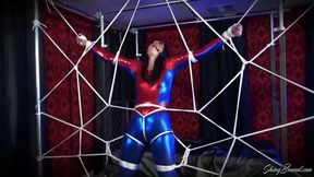 Spidergirl Cosplay Bondage