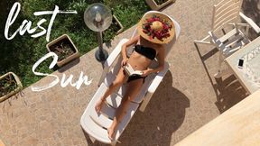 Last Sun - Spying My Wife Masturbating Sunbathing In The Garden