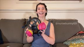Exercise Heart Exam with Gas Mask and Audio 1080p