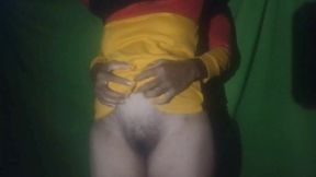 Big Ass Anty called her on the pretext of eating and enjoyed her big boobs and pussy