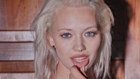 Natural blonde teen Lisa Modpali stunning posing session for the Playboy