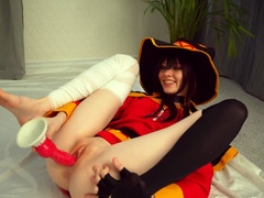 Asian japanese plays with anal toys