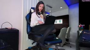 secretary sage eldritch forbidden to pee until work is done