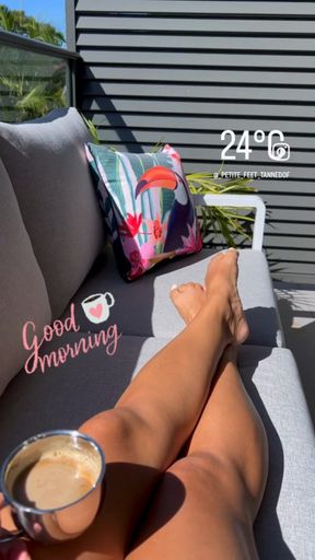 Good morning from gorgeous sunny Australia!☀️🦶🏽