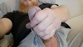 Stroking My Big Cock Until I Cum!