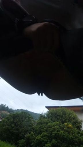 Teen pissing in street Little pussy