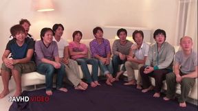 Mihono Gives Stunning Blowjobs Before Joining Gang Bang for Creampie Delight