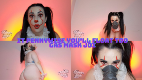 IT Pennywise You&#039;ll Float Too Gas Mask JOI