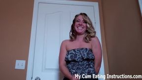 Lets play a fun little cum eating jerk off game CEI