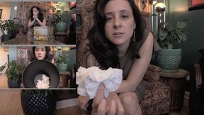 SNOT SLAVE - Jamie Daniels, Nose Blowing, POV, Tissue Slave, Snot - WMV
