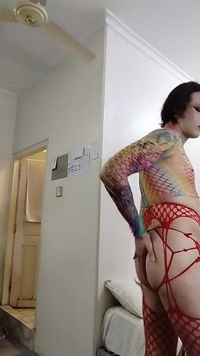 Sissy Whore Fishnet