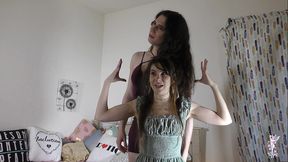 ziva fey - little vs large - height comparison with sophie ladder