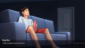 Lewd Hentai Game with Footjob and Full Sex Creampie