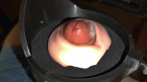 A huge portion of sperm bursts out like a hot fountain!