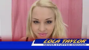 Lola Taylor fucks a big black dildo