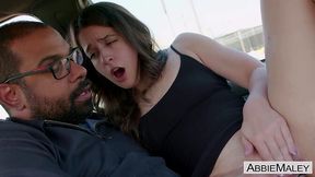 Reality amateur gf masturbates with toy in parking lot