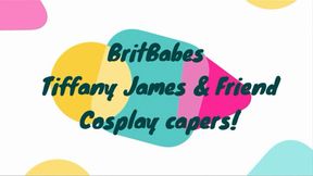 BritBabes Tiffany James and Friend - Cosplay capers