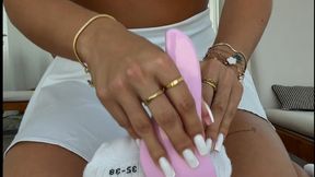 Tickled by My Tall Best Friend – Socks Brush Barefoot by Lana von Winter and Angelina Amore