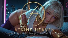 girlfriend s sensual handjob after a long day in night city - [ai]