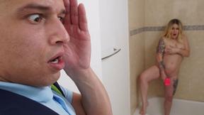 ”Stepson's First Time with His Stepmum Brooke Ivory”