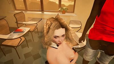 My teacher's help: Part 3 - Crazy BBW milf with huge tits gets a cumshot on her big tits