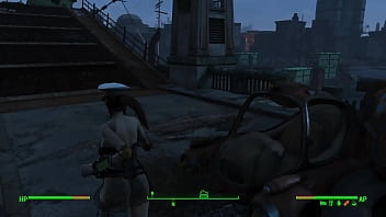 FALLOUT 4 Hinata the Asian Survivor [Part 13] - Let&#039_s go to Hangman&#039_s Alley