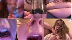Taste Test (featuring: You!) big double belly Giantess Vore POV