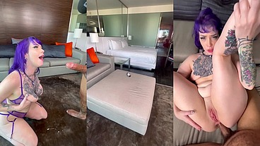 Rachel Luxe Part 2 POV ANAL fucking goth slut in every hole - FlightLifexxx