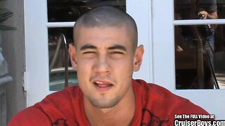 Hot hunk beats off outdoor for you teens