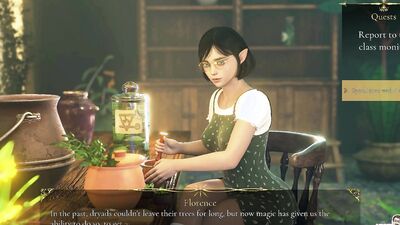 Magic Pussy: Innocent Nerdy Florence loves getting her thick pussy drilled in 3D