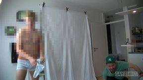 Casting Audition with a 19-year-old Blond Twink