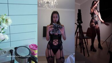 Shooting my Black Goddess set twat worship bts live girl next door