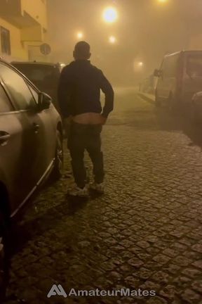 Compilation of Amateur Boys Flashing Their Ass in the Street