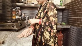 Tanya Bhabhi&#039;s Kitchen Me Romantic Chudai With Devar, In Clear Hindi Voice