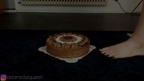 Chocolate Cake Smash and Licking it Off