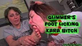 Glimmer's Foot Licking Kara Bitch!