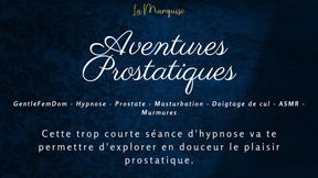 French amateur milf talks dirty during prostate pleasure meditation