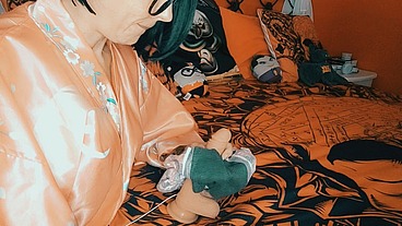 stepson, stepmother is so loving that she will put you in a diaper and...