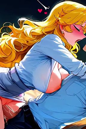 Extra Lessons After Dark with Blonde MILF - Ai Animation