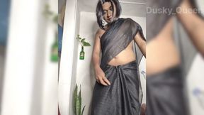 Lovely Indian transwomen pissing golden shower