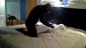 Black zentai vs White zentai