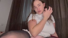 Smoking Maid: Nylon, Big Butt, and Stretch Mark Belly