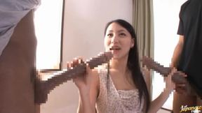 Koi Azumi Takes Massive Cock - Steamy Japanese Babe Fully Satisfied!