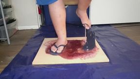 Frankie's Flip Flops Stuck in Glue