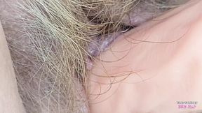 Cum Play with Auntys Hairy Pussy