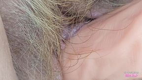 Cum Play with Auntys Hairy Pussy