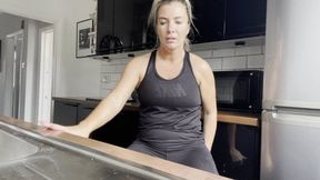 Trainer & sock removal after exercise