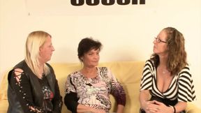 At the casting a private threesome is created between two German mature who share the boss&#039;s cock and secure the place